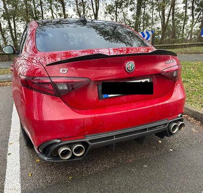 Alfa Romeo Giulia Veloce Rear Diffuser Carbon Fibre QV Style 2016+