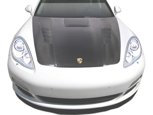 Porsche Panamera Stingray Style Carbon Fiber Bonnet Hood 2010 - 2015