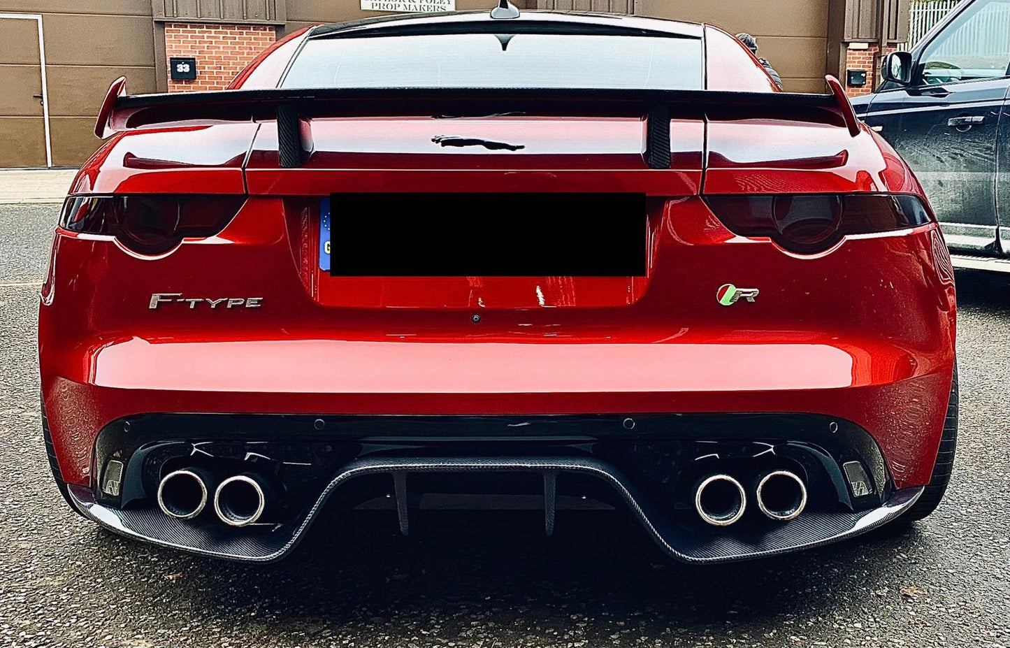 Jaguar F Type V8 Project 7 Style Carbon Fibre Diffuser 2014 - 2019