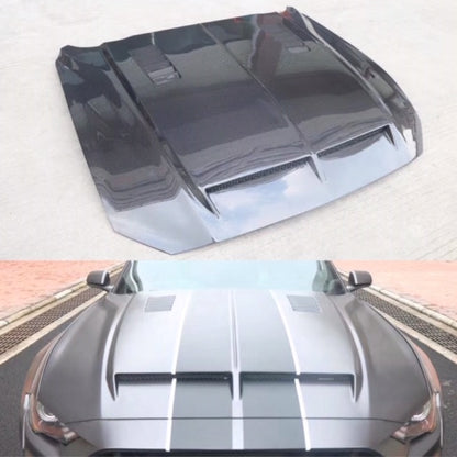 Ford Mustang Vented Carbon Fibre Bonnet Hood for all 2018 2019 2020 7th Gen Ford Mustang models