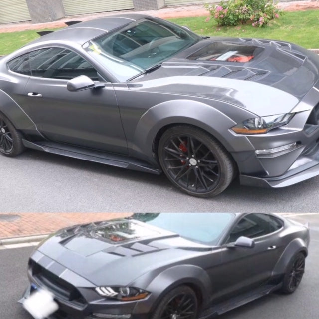 Ford Mustang Vented Carbon Fibre Bonnet Hood for all 2018 2019 2020 7th Gen Ford Mustang models