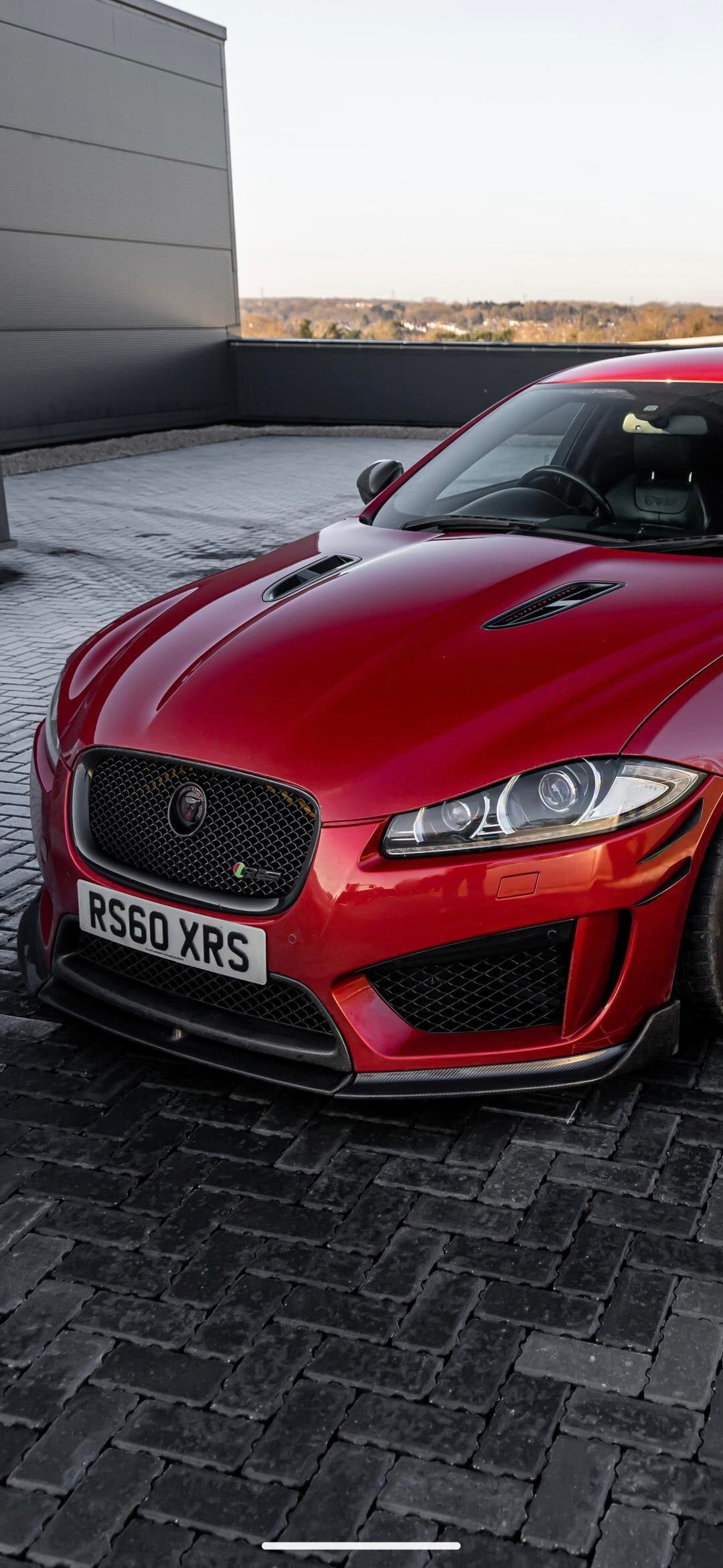 Jaguar XFRS XFR-S Carbon Fibre Front Bumper Lip Splitter 2012 2013 2014 2015