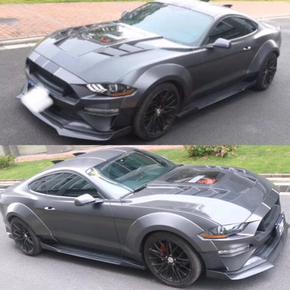 Ford Mustang Vented Carbon Fibre Bonnet Hood for all 2018 2019 2020 7th Gen Ford Mustang models