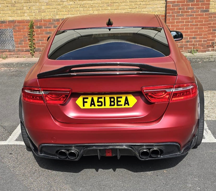 Jaguar XE F1 Style Carbon Fibre Rear Diffuser Valance 2016 - 2019