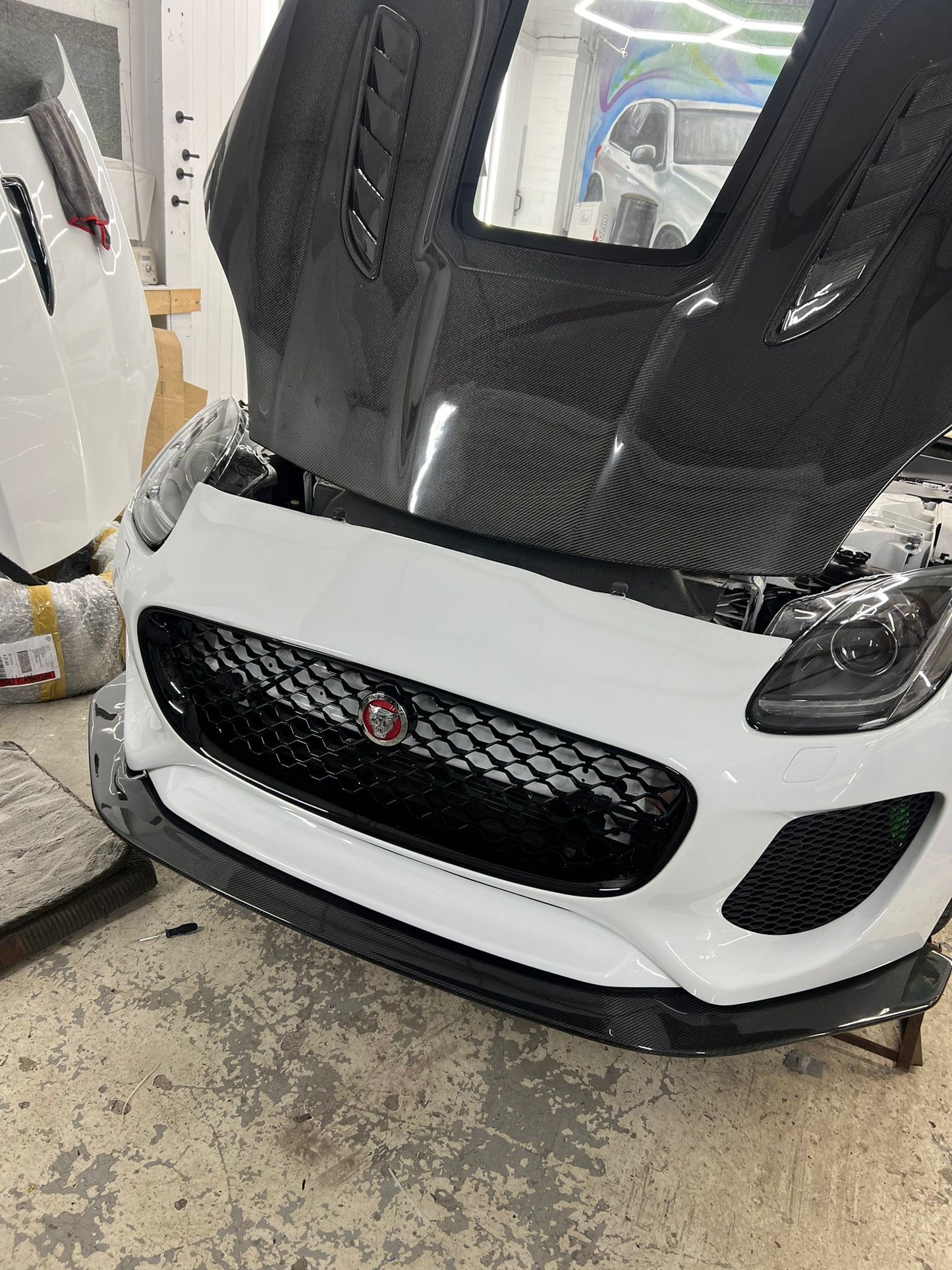 JAGUAR F TYPE PROJECT 7 STYLE FRONT BUMPER UPGRADE FOR ALL MODELS 2014 2015 2016 2017 2018 2019