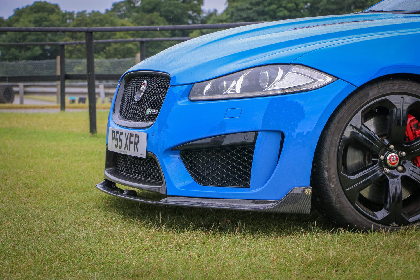 Jaguar XFRS XFR-S Carbon Fibre Front Bumper Lip Splitter 2012 2013 2014 2015