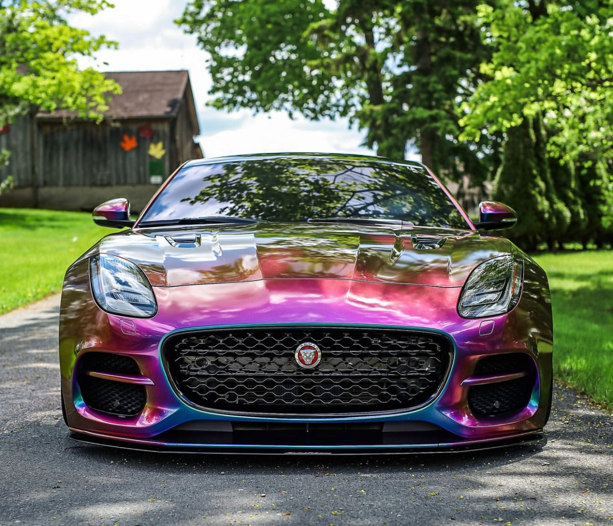 Jaguar F Type Project 7 Grille Style Gloss Black Plastic 2014 2015 2016 2017 2018 2019