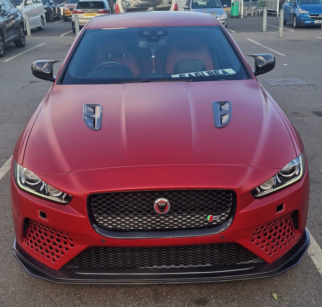 JAGUAR XE PROJECT 8 STYLE FRONT BUMPER UPGRADE FOR ALL MODELS 2016 2017 2018 2019