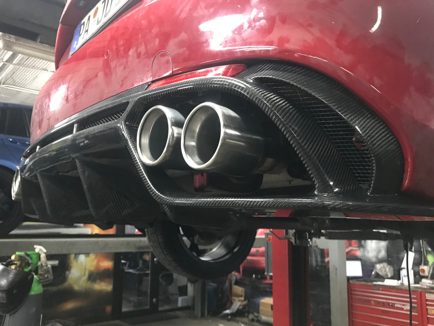 Alfa Romeo Giulia Veloce Rear Diffuser Carbon Fibre QV Style 2016+