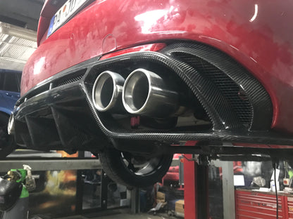 Alfa Romeo Giulia Veloce Rear Diffuser Carbon Fibre QV Style 2016+