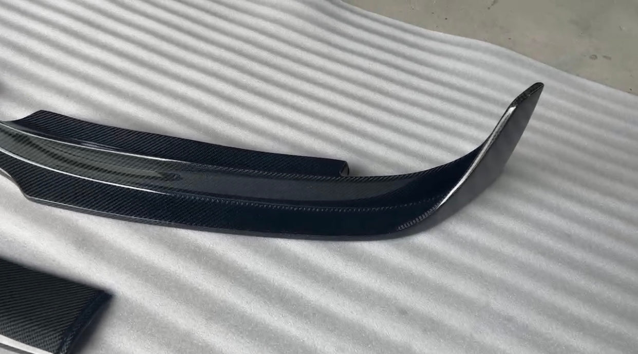 Jaguar XF carbon Splitter Lip 2008 2009 2010 2011