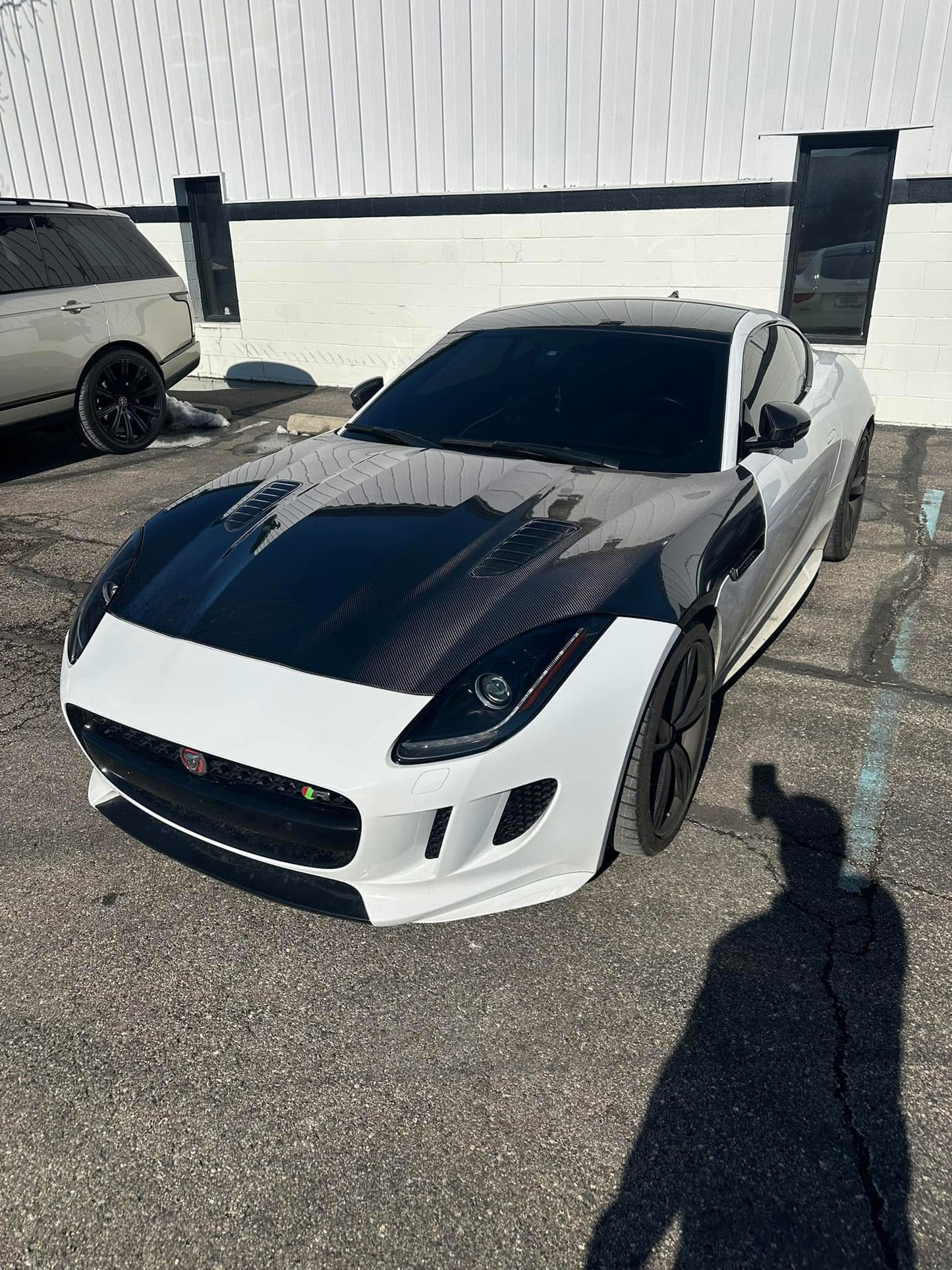 Jaguar F Type Carbon Fiber Hood Bonnet SVR style 2014 -2019