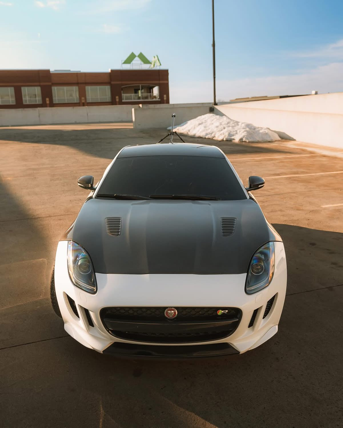 Jaguar F Type Carbon Fiber Hood Bonnet SVR style 2014 -2019