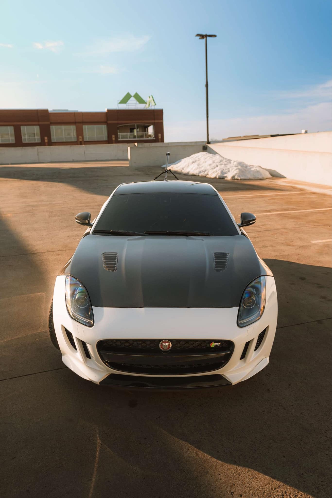 Jaguar F Type Carbon Fiber Hood Bonnet SVR style 2014 -2019