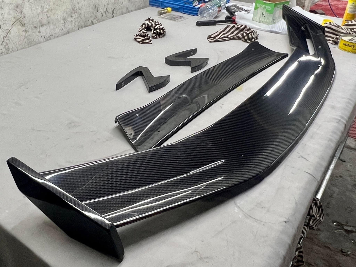 Mclaren GT Real Pre-Preg Dry Carbon Fibre Rear Wing Trunk Lip Spoiler 2019 2020 2021 2022 2023 2024