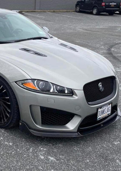 Jaguar XFRS XFR-S Carbon Fibre Front Bumper Lip Splitter 2012 2013 2014 2015