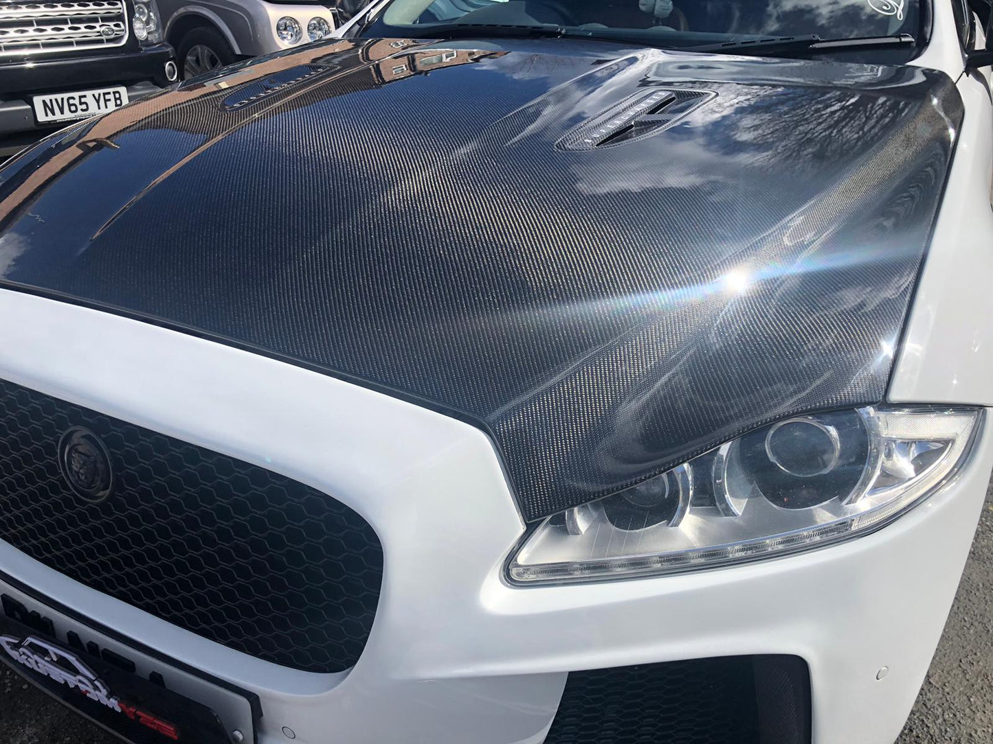 Jaguar XJ X351 Supercharged Style Carbon Fibre Hood Bonnet 2010 - 2019