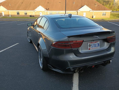 Jaguar XE Trunk Boot Spoiler Carbon Fibre 2016 2017 2018 2019