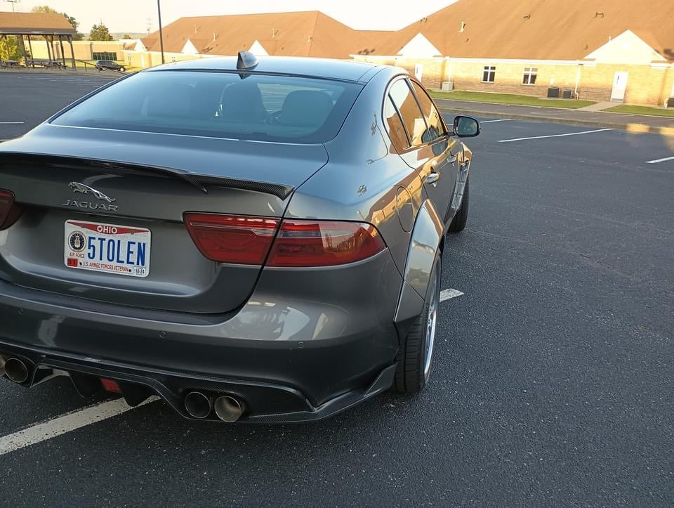 Jaguar XE Trunk Boot Spoiler Carbon Fibre 2016 2017 2018 2019