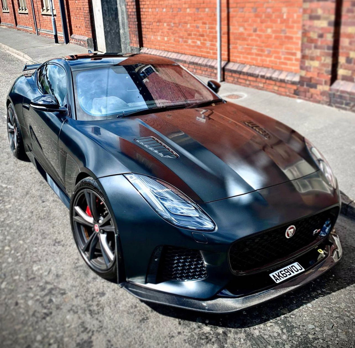 Jaguar F Type Project 7 Grille Style Gloss Black Plastic 2014 2015 2016 2017 2018 2019