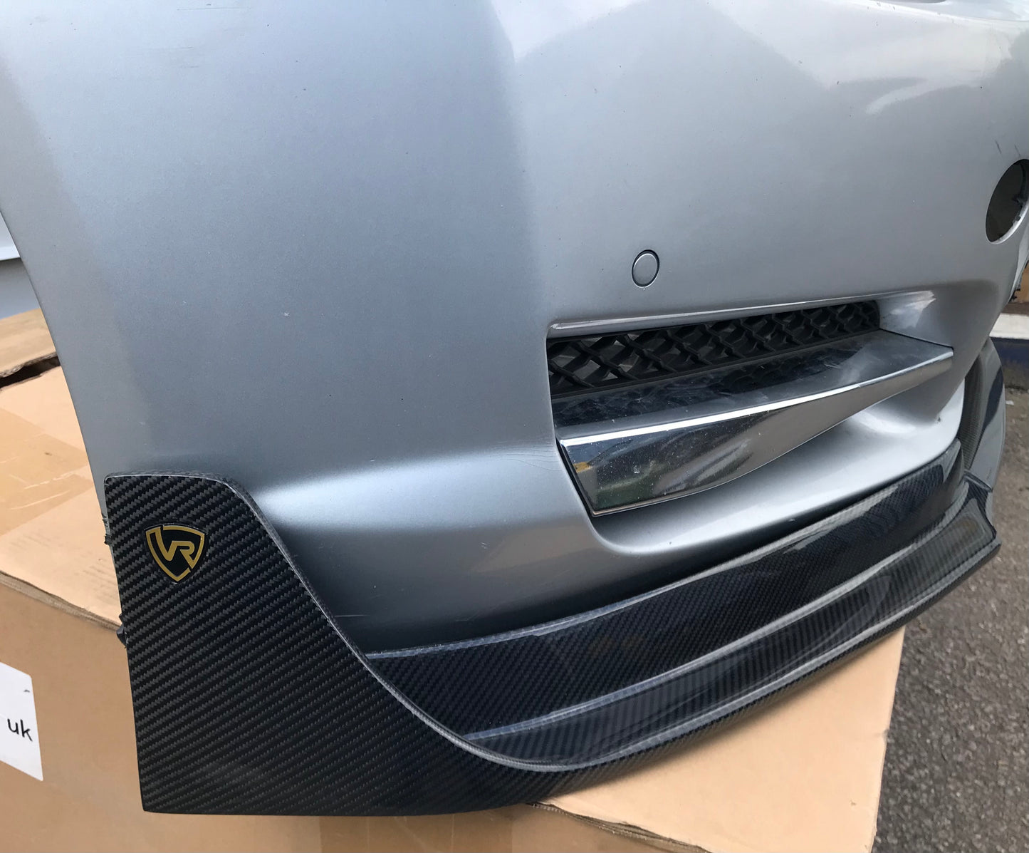 Jaguar XF carbon Splitter Lip 2008 2009 2010 2011