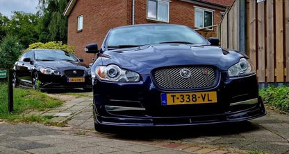 Jaguar XF carbon Splitter Lip 2008 2009 2010 2011