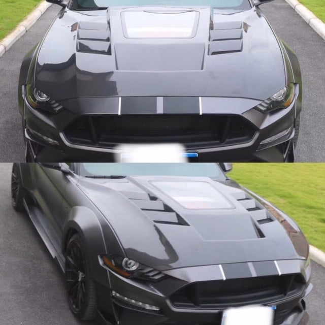 Ford Mustang Hood Carbon Fibre Exhibition Vented Bonnet 2018 2019 2020 2021