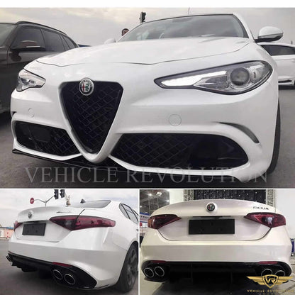 Alfa Romeo Giulia Quadrifoglio Body kit Upgrade QV Style Conversion for all Giulia models 2016+