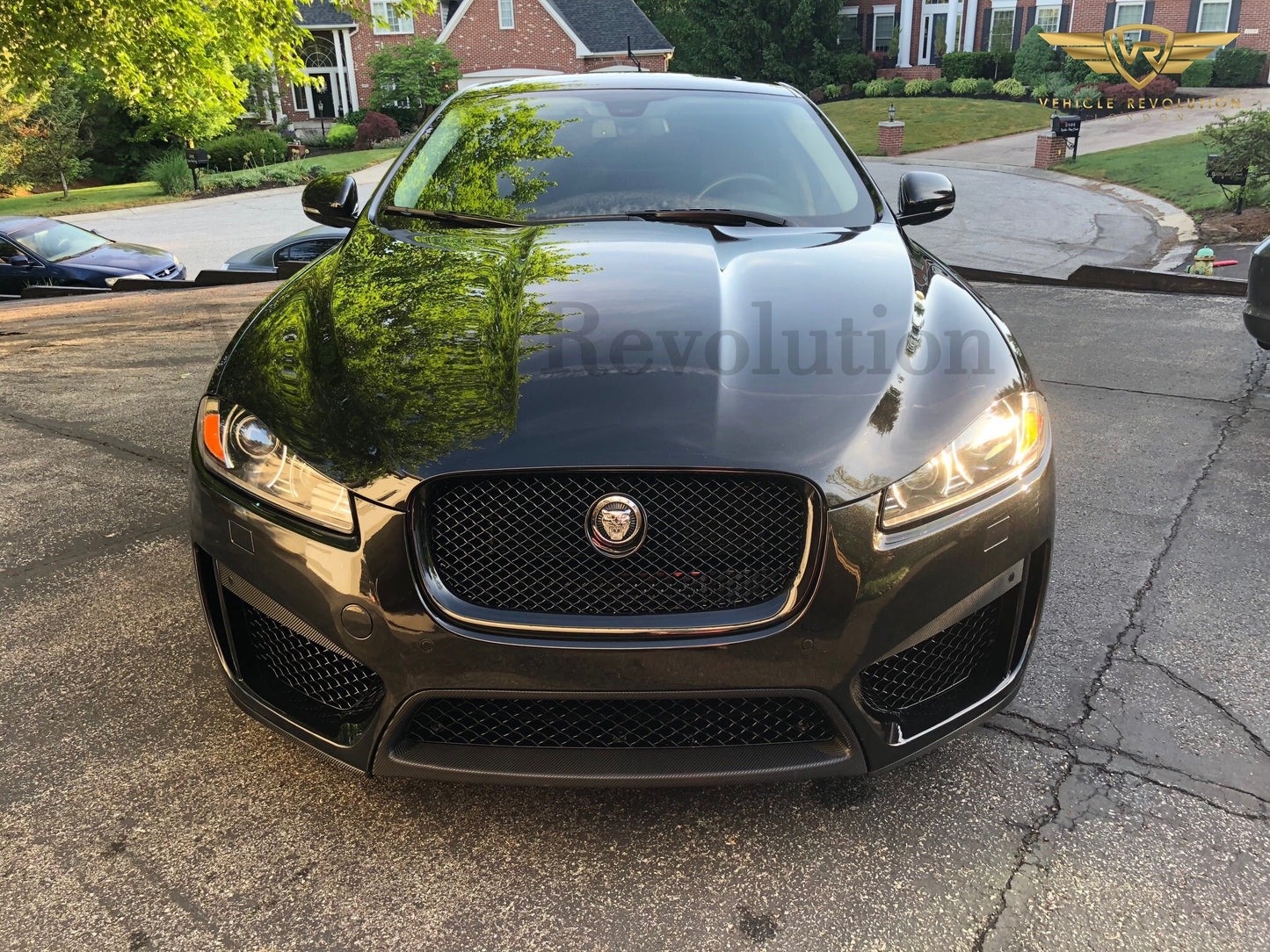 Jaguar X250 XF XFS XFR models 2012 - 2015 upgrade body kit to XFRS XFR-S style