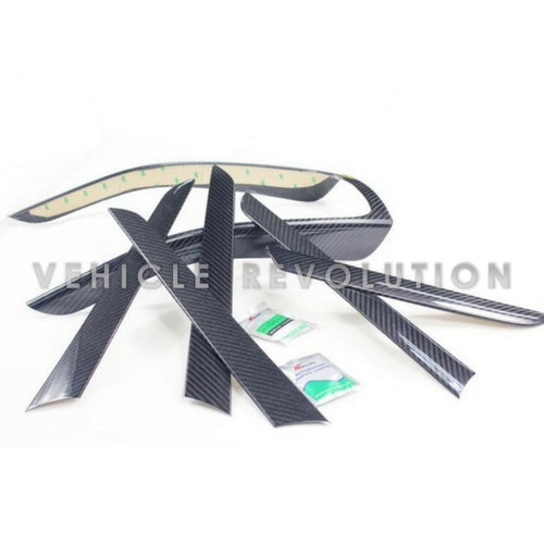 Audi A4 Carbon Lhd Interior trim cover 6 Pcs