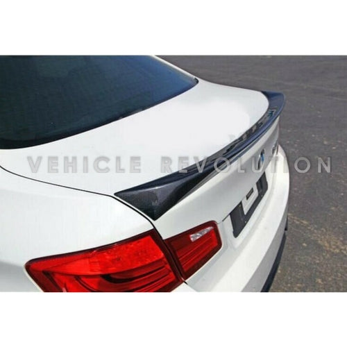 BMW 5 Series F10 HM Style Carbon Fiber Spoiler 2012-2017