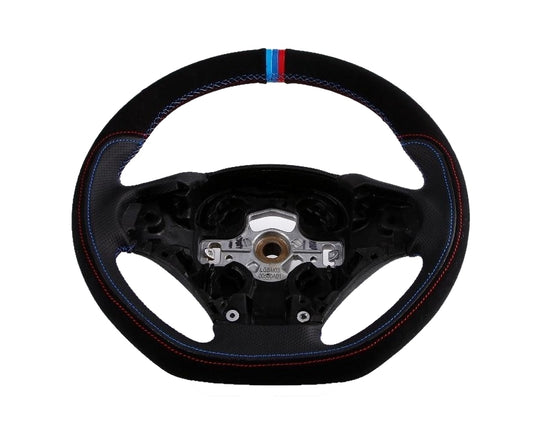 BMW 3 Series (F30/F35) Carbon Black Steering Wheel 2013+ With Perforated Buck Leather Grip