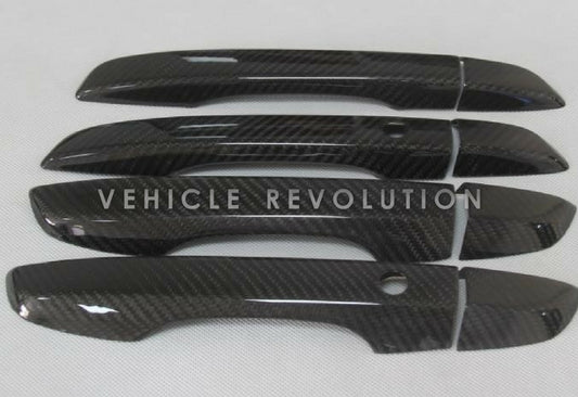 Honda Civic Dry Carbon Fiber Decorative Exterior Door Handle Covers 2016+