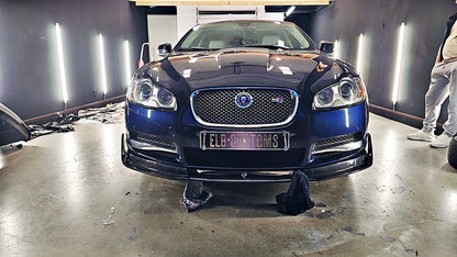 Jaguar XF carbon Splitter Lip 2008 2009 2010 2011