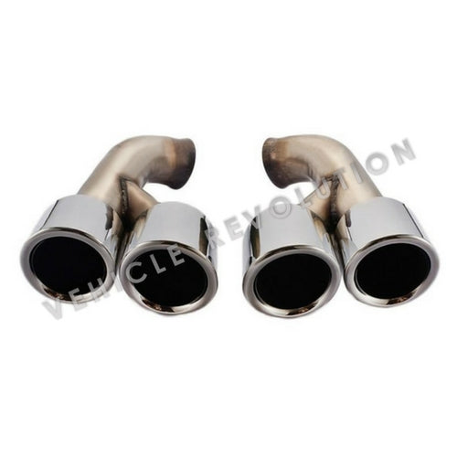 Porsche Cayenne GTS Style 958 Chrome Exhaust Tips 2015-2017