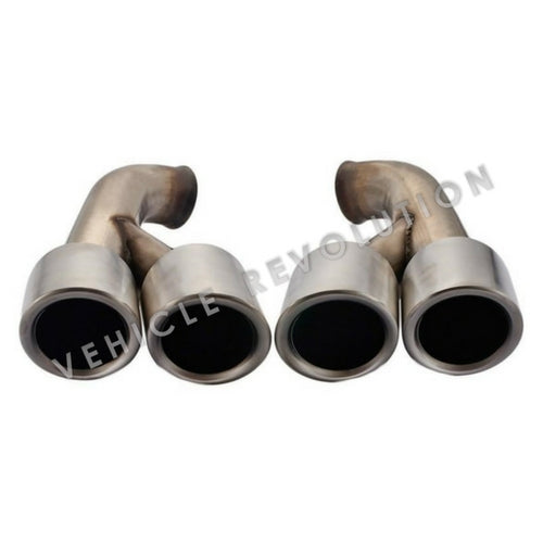 Porsche Cayenne GTS Style 958 Stainless Steel Exhaust Tips 2015-2017