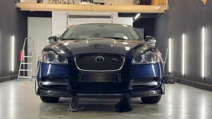 Jaguar XF carbon Splitter Lip 2008 2009 2010 2011