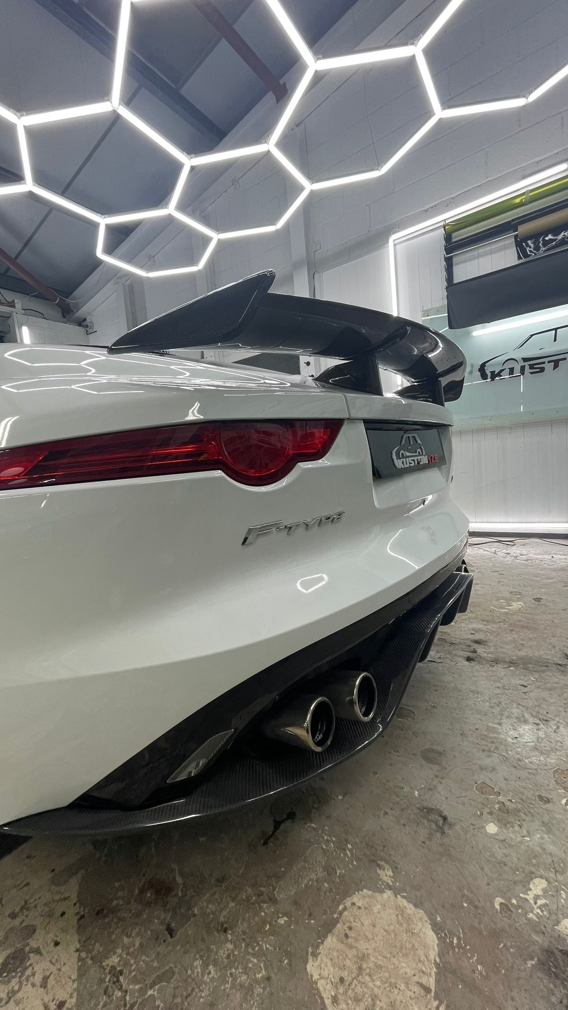 Jaguar F Type Active Spoiler Carbon Fibre SVR Style 2014 - 2020