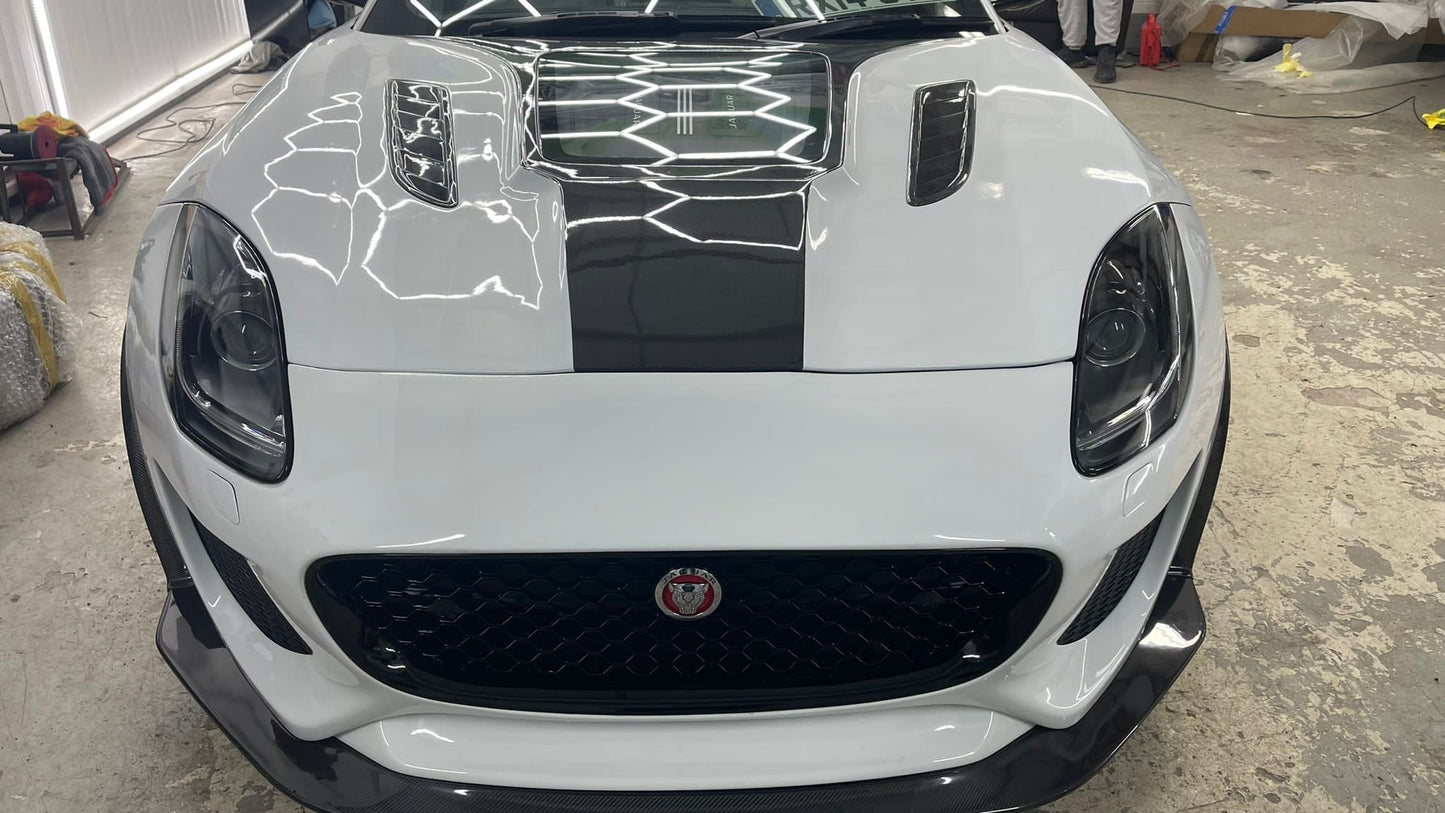 JAGUAR F TYPE PROJECT 7 STYLE FRONT BUMPER UPGRADE FOR ALL MODELS 2014 2015 2016 2017 2018 2019