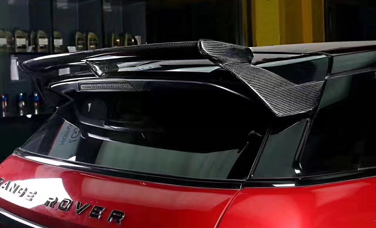 Land Rover Range Rover Evoque Genuine Sport Carbon Fiber Roof Wing Spoiler 2011+