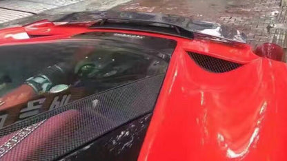 Ferrari 458 Carbon Fiber Novitec Style Trunk Boot Wing Spoiler 2006-2015