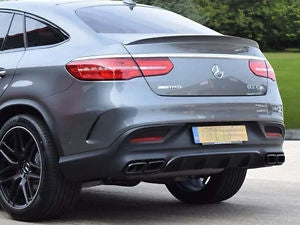 Mercedes Benz GLE W166 COUPE AMG 63 Style Diffuser With Exhaust Tips 2015 2016 2017 2018