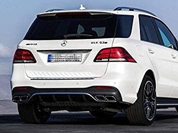 Mercedes Benz W166 GLE 63 AMG Rear Diffuser With Exhaust Tips 2015 2016 2017 2018