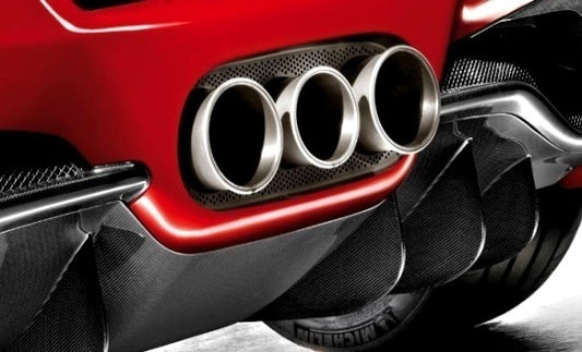 Ferrari 458 Carbon Exhaust Tips 2010-2013