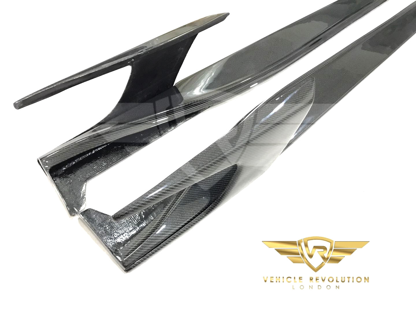 Maserati GT GTS MC Style Carbon Fiber Side Skirt 2007 - 2013