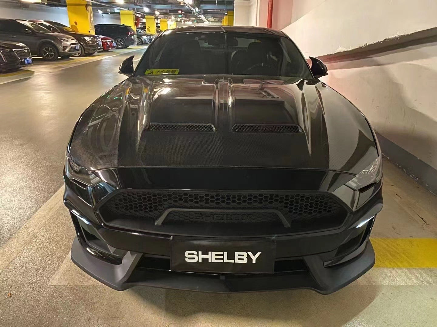 Ford Mustang GT500 Supersnake Hood Style Carbon Fibre Bonnet 2018 2019 2020 2021