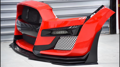 Ford Mustang GT500 Style front bumper for 2015 2016 2017 6th Gen models