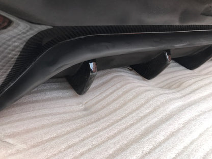 Jaguar XE Aspec Style part Carbon Fibre Rear Diffuser Valance with Tips 2016 - 2019