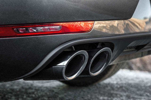 Porsche Macan GTS Style 95B 2014-2016 Single Layer Black Titanium Exhaust Tips