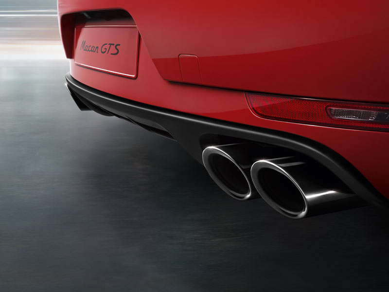 Porsche Macan GTS Style 95B 2014-2016 Chrome Single Layer Exhaust Tips